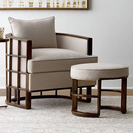 Accent Chair & Ottoman